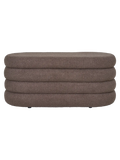 Dartford Sitzbank mit Stauraum, Bouclé, braun Sitzbank Living Nordic