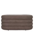 Dartford Sitzbank mit Stauraum, Bouclé, braun Sitzbank Living Nordic
