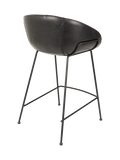 Feston Tresenhocker Kunstleder, 2er-Set in Schwarz, Ansicht 4