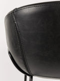 Feston Tresenhocker Kunstleder, 2er-Set in Schwarz, Detail
