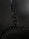 Feston Tresenhocker Kunstleder, 2er-Set in Schwarz, Detail