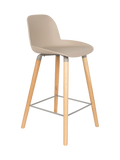 Albert Kuip Tresenhocker, 2er-Set in Taupe, Ansicht 1