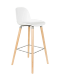 Albert Kuip Barhocker, 2er-Set in Weiß, Ansicht 1