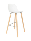 Albert Kuip Barhocker, 2er-Set in Weiß, Ansicht 4