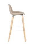Albert Kuip Barhocker, 2er-Set in Taupe, Ansicht 3