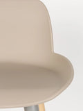 Albert Kuip Barhocker, 2er-Set in Taupe, Detail