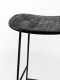 Tangle Barhocker in Schwarz, Detail