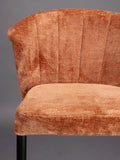 Georgia Barhocker, 2er-Set in Terrakotta, Detail