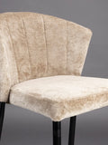 Georgia Barhocker, 2er-Set in Taupe, Detail