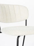 Jolien Tresenhocker Bouclé, 2er-Set in Off-White, Detail