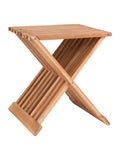 Erto Hocker Teakholz, natur Hocker Living Nordic