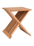 Erto Hocker Teakholz, natur Hocker Living Nordic