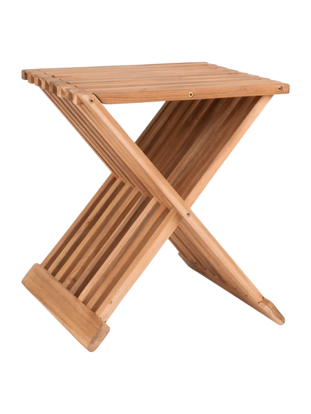 Erto Hocker Teakholz, natur Hocker Living Nordic