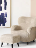 Lunaro Pouf hellbraun Pouf Living Nordic