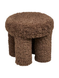 Gisborne Pouf braun Pouf Living Nordic
