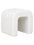 Colma Pouf Teddystoff, weiß Pouf Living Nordic