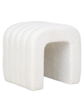 Colma Pouf Teddystoff, weiß Pouf Living Nordic