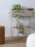 Rivera Pouf Seegras/Baumwolle, natur Pouf Living Nordic