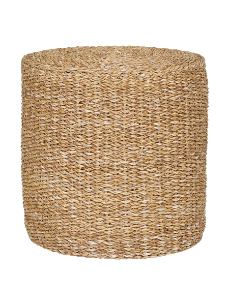 Rivera Pouf Seegras/Baumwolle, natur Pouf Living Nordic