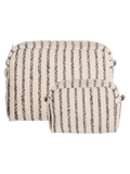 Nador Kulturbeutel, sand meliert – 2er-Set Badaccessoire Living Nordic