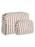 Nador Kulturbeutel, sand meliert – 2er-Set Badaccessoire Living Nordic