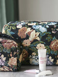 Zoe Kulturbeutel 2er-Set, schwarz meliert Badaccessoire Living Nordic