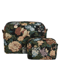 Zoe Kulturbeutel 2er-Set, schwarz meliert Badaccessoire Living Nordic
