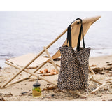 Ava Shopper Baumwolle/Polyester, Leopard – 35x39 cm Tasche Living Nordic