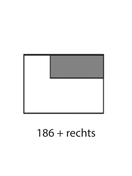 Sofa | Uptown 2.0 – Abschlussteil rechts + 1,5-Sitzer ohne Armlehnen - von Candy Polstermöbel online kaufen bei LIVINGforme.