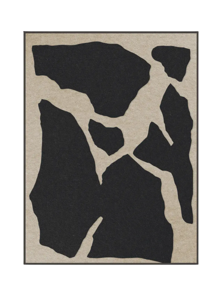 Akustikbild | Akustikbild Soundgarden 1 | Acoustic Art - Velvet Black / Desert Sand von Malerifabrikken online kaufen bei LIVINGforme.
