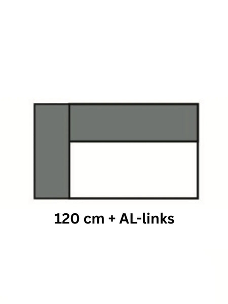 Sofa | High End 2.0 – 1,5-Sitzer mit Armlehne links - von Candy Polstermöbel online kaufen bei LIVINGforme.