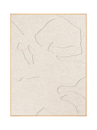 Akustikbild | Akustikbild Silent Shadows 1 | Acoustic Art - Soft Cream / Soft Cream von Malerifabrikken online kaufen bei LIVINGforme.