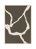 Akustikbild Quiet Friction 2 | Acoustic Art Akustikbild Malerifabrikken Earth Brown / Soft Cream 70 × 100 cm Eiche FSC