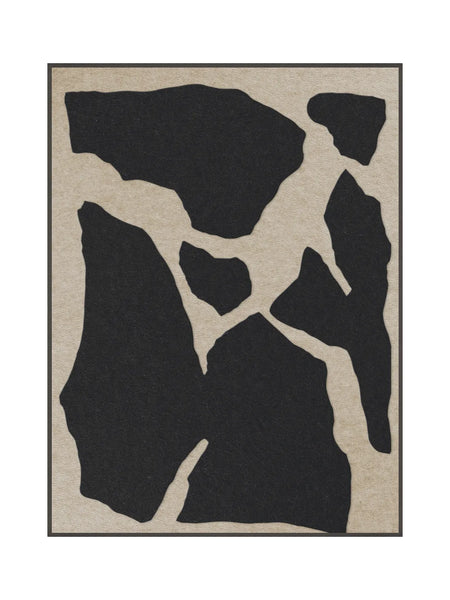 Akustikbild | Akustikbild Soundgarden 1 | Acoustic Art - Velvet Black / Desert Sand von Malerifabrikken online kaufen bei LIVINGforme.