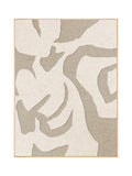 Akustikbild | Akustikbild Soft Embrace 1 | Acoustic Art - Soft Cream / Desert Sand von Malerifabrikken online kaufen bei LIVINGforme.