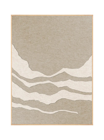 Akustikbild | Akustikbild Tonefield 1 | Acoustic Art - Soft Cream / Desert Sand von Malerifabrikken online kaufen bei LIVINGforme.