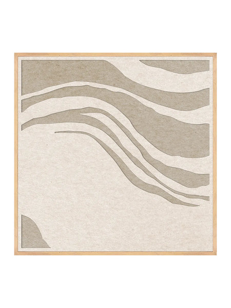 Akustikbild | Akustikbild Sacred Silence Square 2 | Acoustic Art - Soft Cream / Desert Sand von Malerifabrikken online kaufen bei LIVINGforme.
