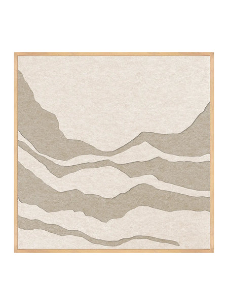 Akustikbild | Akustikbild Tonefield Square 2 | Acoustic Art - Soft Cream / Desert Sand von Malerifabrikken online kaufen bei LIVINGforme.