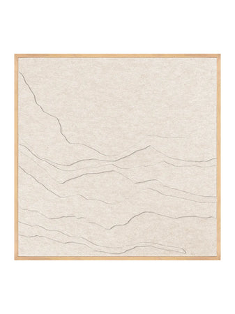 Akustikbild | Akustikbild Tonefield Square 1 | Acoustic Art - Soft Cream / Soft Cream von Malerifabrikken online kaufen bei LIVINGforme.