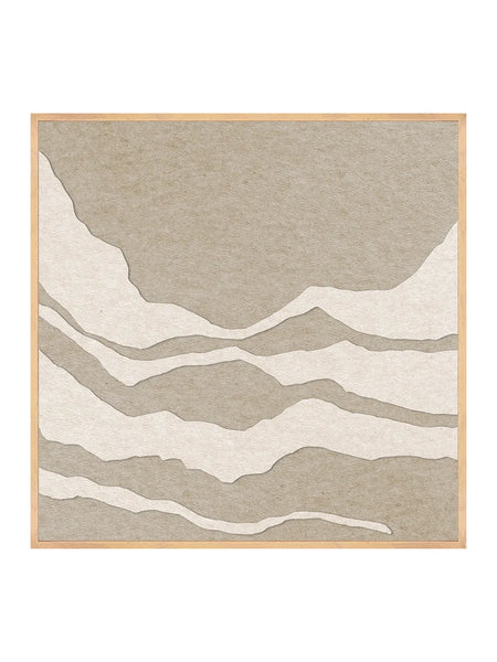 Akustikbild | Akustikbild Tonefield Square 1 | Acoustic Art - Soft Cream / Desert Sand von Malerifabrikken online kaufen bei LIVINGforme.