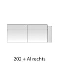 Sofa | Timesquare – 3-Sitzer mit Armlehne rechts - Feincord Altrosa von Candy Polstermöbel online kaufen bei LIVINGforme.