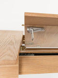 Glimps Esstisch ausziehbar in Natur, Detail
