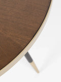 Denise Esstisch Walnuss/Gold Ø 91 cm, Detail