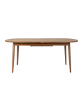 Twist Esstisch oval ausziehbar 185/240 × 90 cm in Walnuss, Ansicht 1