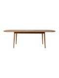 Twist Esstisch oval ausziehbar 185/240 × 90 cm in Walnuss, Ansicht 3