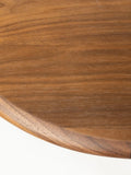 Twist Esstisch oval ausziehbar 185/240 × 90 cm in Walnuss, Detail