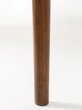 Twist Esstisch oval ausziehbar 185/240 × 90 cm in Walnuss, Detail