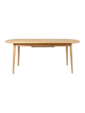 Twist Esstisch oval ausziehbar 185/240 × 90 cm in Eiche, Ansicht 1