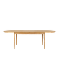Twist Esstisch oval ausziehbar 185/240 × 90 cm in Eiche, Ansicht 3