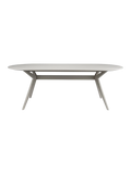 Zeme Esstisch oval Beige 220 × 95 cm, Ansicht 1